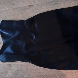 Babaton Black Sheath Mini Dress Sweetheart Neckline Sleeveless